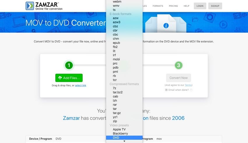 convert mpeg .mov files to dvd for mac
